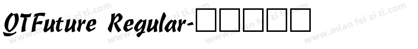 QTFuture Regular字体转换